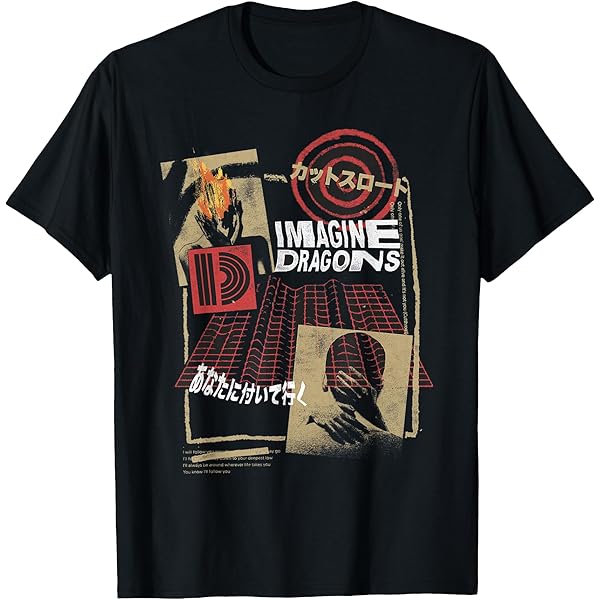 Amazon.com: Imagine Dragons Triangle Logo Black T-Shirt : Clothing